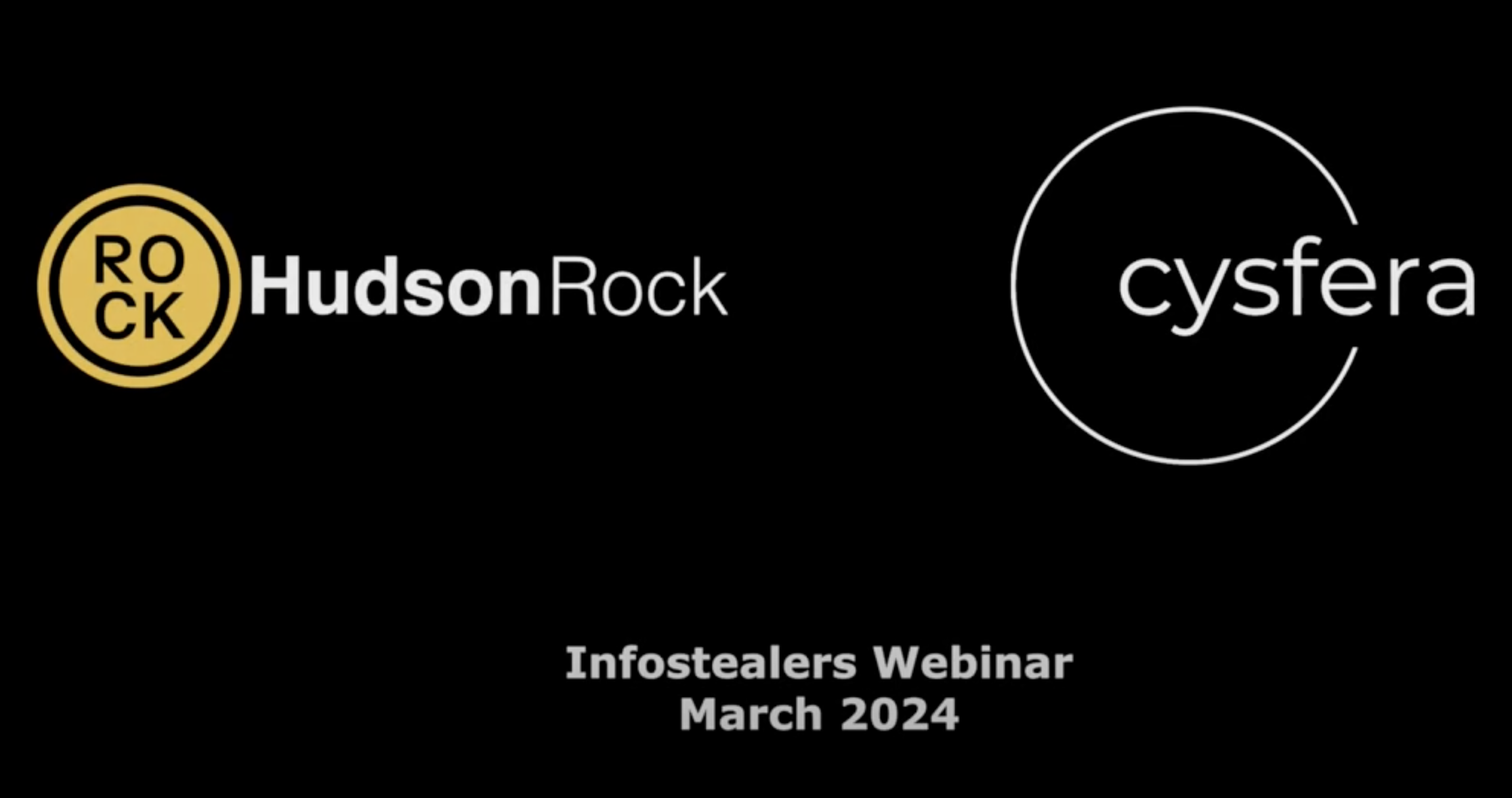 Infostealers Webinar - Hudson Rock | InfoStealers